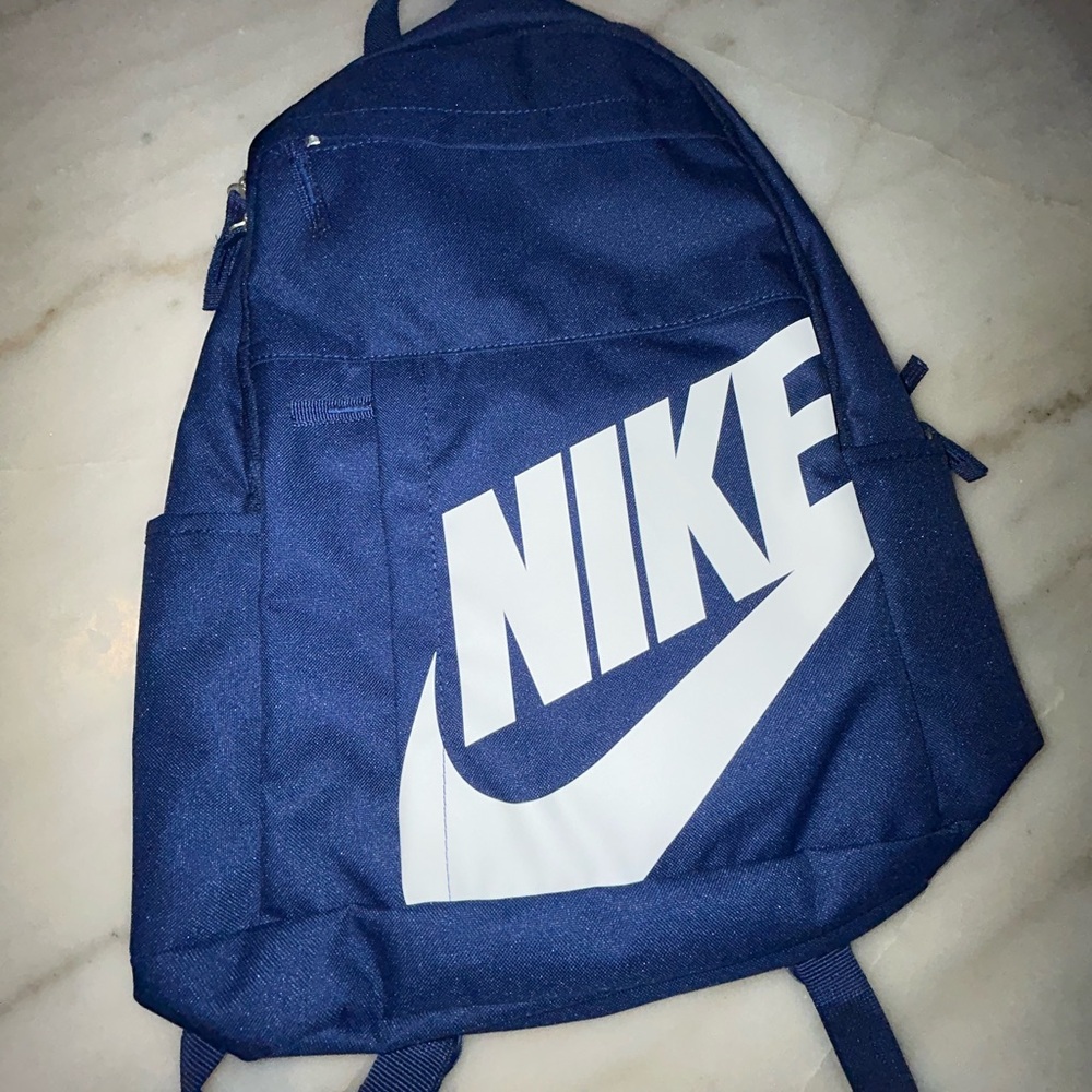 Nike Navy Backpack with White Logo